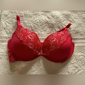 Victoria’s Secret lace with rhinestones, push-up bra